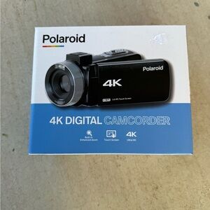 Polaroid 4K 18X Zoom Touch Screen Wi-Fi Camcorder